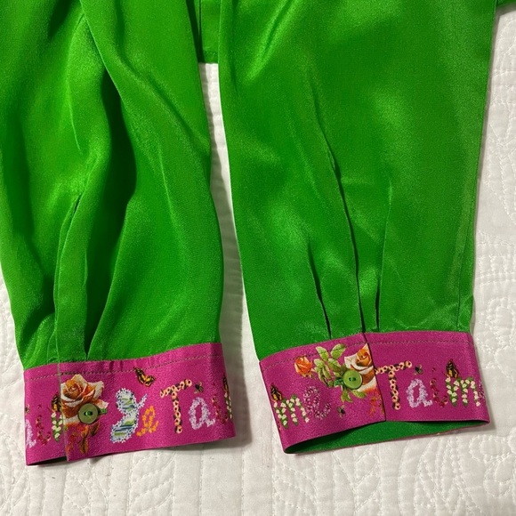 EUC L’Agence Gio Button Down Silk Shirt Size XL - Picture 14 of 16